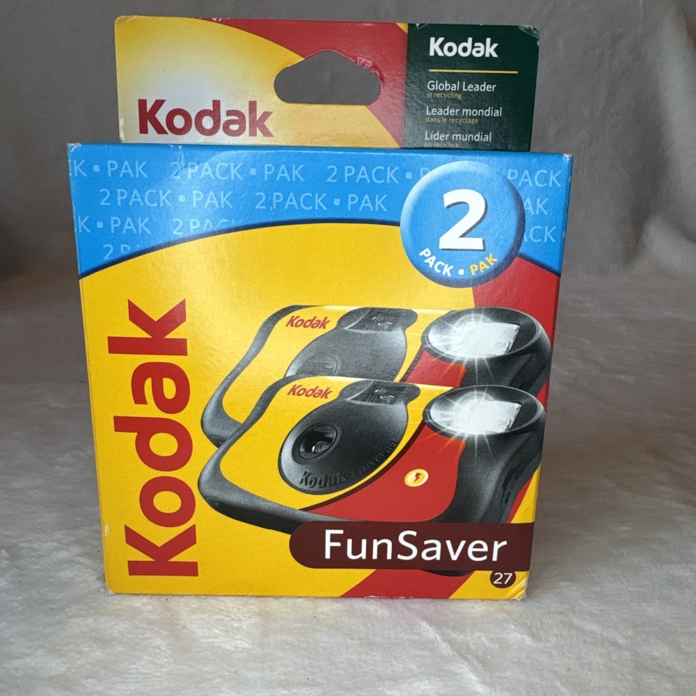 Kodak Funsaver One Time Use Film Camera (2-pack)